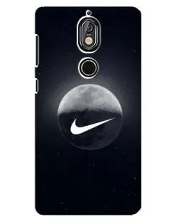 Чехол для Nokia 7 с картинкой «Nike в стиле граффити»