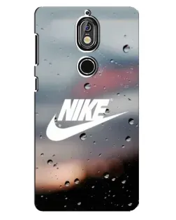 Чехол для Nokia 7 с картинкой «Nike в стиле ретро»