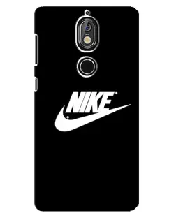 Чехол для Nokia 7 с картинкой «Мазки краски Nike»