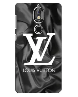 Чехол для Nokia 7 с картинкой «Шелковый Louis Vuitton»