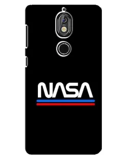 Чохол для Nokia 7 з картинкою «NASA — класика Red Blue»