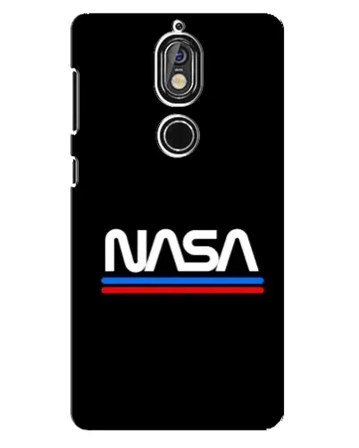 Чохол для Nokia 7 з картинкою «NASA — класика Red Blue»