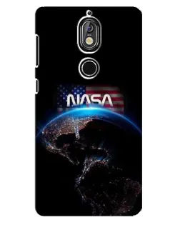 Чохол для Nokia 7 з картинкою «Земля з космосу NASA»
