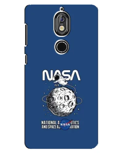 Чохол для Nokia 7 з картинкою «NASA — місячна місія»