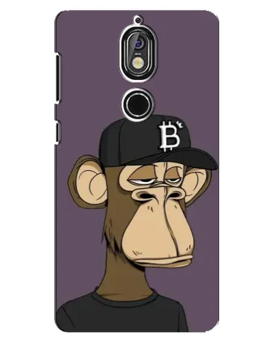 Чохол для Nokia 7 з картинкою «Bored Ape в кепці»