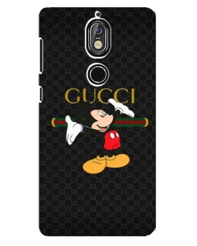 Чехол для Nokia 7 с картинкой «Микки Маус Gucci»