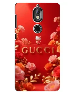Чехол для Nokia 7 с картинкой «Gucci — золотой сад»