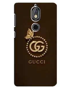 Чехол для Nokia 7 с картинкой «Gucci — золотая бабочка»