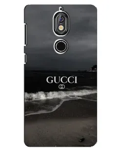Чехол для Nokia 7 с картинкой «Gucci — морской прибой»