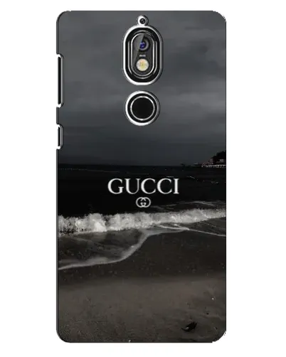Чехол для Nokia 7 с картинкой «Gucci — морской прибой»