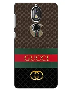 Чехол для Nokia 7 с картинкой «Gucci — брендированный десерт»