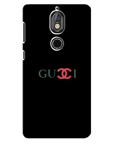 Чехол для Nokia 7 с картинкой «Gucci — красный градиент»