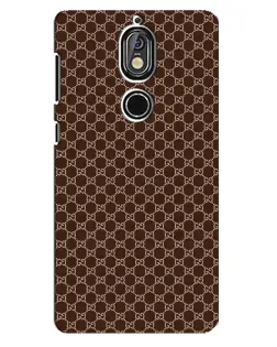 Чехол для Nokia 7 с картинкой «Gucci — шоколадная сетка»