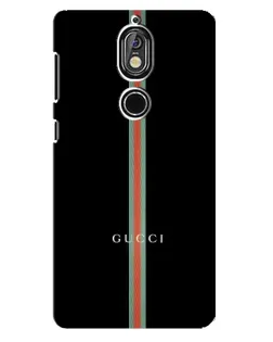 Чехол для Nokia 7 с картинкой «Gucci — строгая линия»