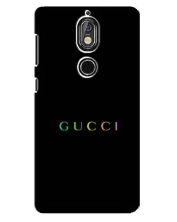 Чехол для Nokia 7 с картинкой «Gucci — неоновый минимализм»