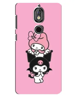 Чехол для Nokia 7 с картинкой «My Melody и Kuromi»