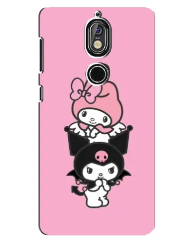 Чехол для Nokia 7 с картинкой «My Melody и Kuromi»
