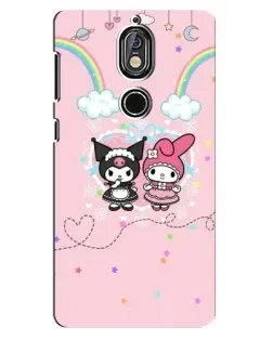 Чехол для Nokia 7 с картинкой «My Melody и Kuromi»