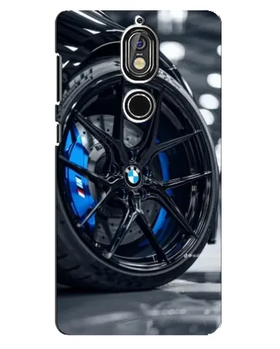 Чохол для Nokia 7 з картинкою «Колесо BMW зблизька»