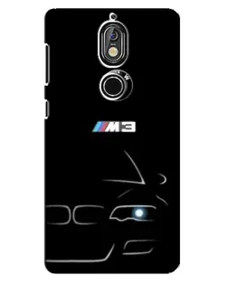 Чохол для Nokia 7 з картинкою «Мінімалістичний принт BMW M3»