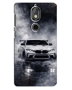 Чохол для Nokia 7 з картинкою «BMW крізь туман»