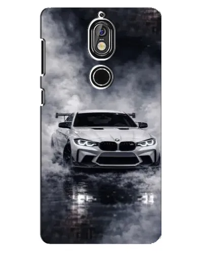 Чохол для Nokia 7 з картинкою «BMW крізь туман»