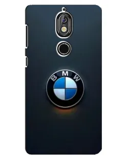 Чохол для Nokia 7 з картинкою «Логотип BMW — мінімалізм»