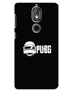Чехол для Nokia 7 с картинкой «PUBG — классический лого»