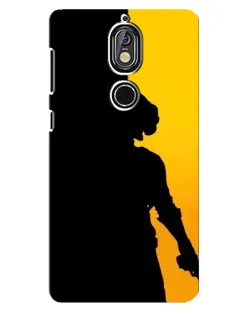Чехол для Nokia 7 с картинкой «Тень воина PUBG»