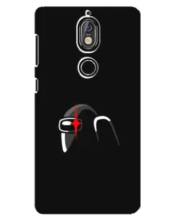 Чехол для Nokia 7 с картинкой «Among Us шлем»