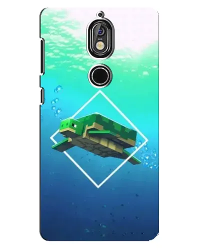 Чехол для Nokia 7 с картинкой «Черепаха Minecraft» Чехол для Nokia 7 с картинкой «Черепаха Minecraft»