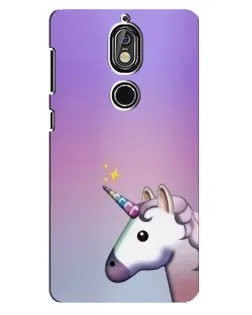 Чохол для Nokia 7 з картинкою «Єдиноріг градієнт»