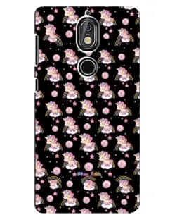 Чохол для Nokia 7 з картинкою «Magic Unicorn паттерн»