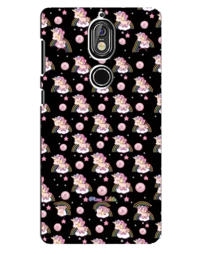 Чохол для Nokia 7 з картинкою «Magic Unicorn паттерн»