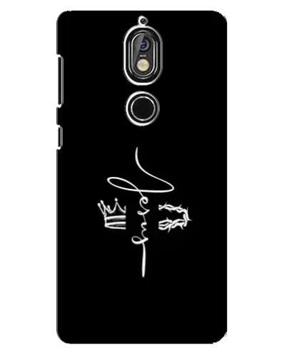 Чехол для Nokia 7 с картинкой «Король Славы Jesus»