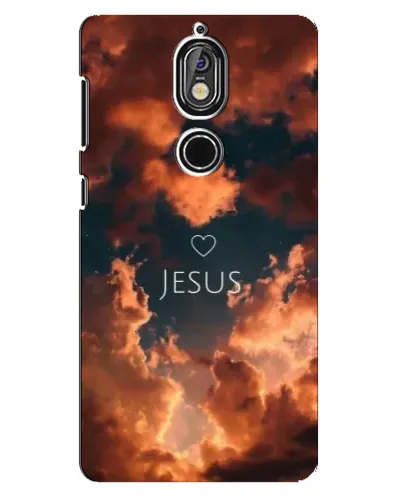 Чехол для Nokia 7 с картинкой «Сияние Имени Jesus»