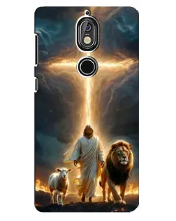 Чехол для Nokia 7 с картинкой «Лев Иуды и Свет»