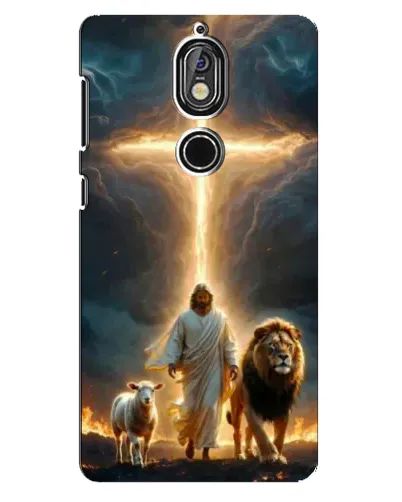 Чехол для Nokia 7 с картинкой «Лев Иуды и Свет»