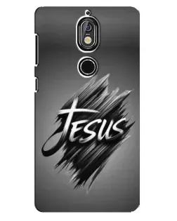 Чехол для Nokia 7 с картинкой «Надпись Jesus Graffiti»