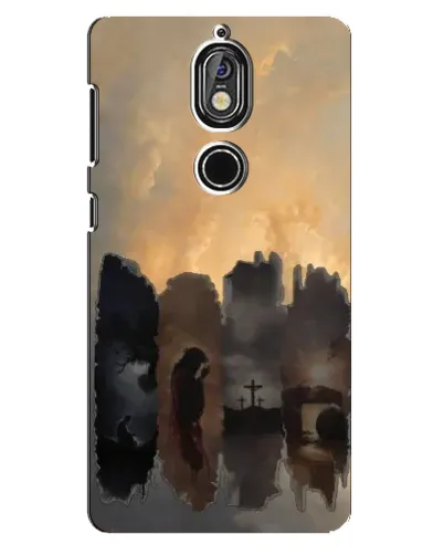 Чехол для Nokia 7 с картинкой «Дорога к вере»