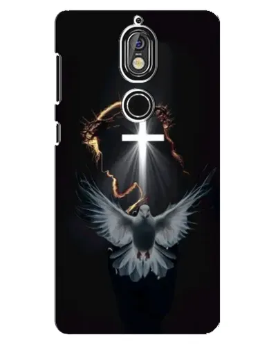 Чехол для Nokia 7 с картинкой «Голубь и Свет»
