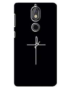 Чехол для Nokia 7 с картинкой «Тонкий крест»