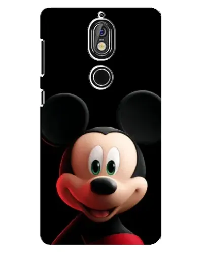 Чехол для Nokia 7 с картинкой «Улыбающийся Микки Маус»
