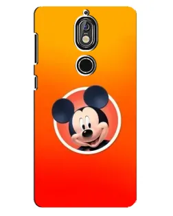 Чехол для Nokia 7 с картинкой «Mickey в круге»