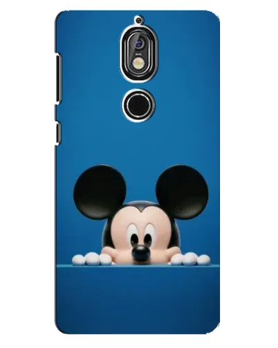 Чехол для Nokia 7 с картинкой «Микки выглядывает»