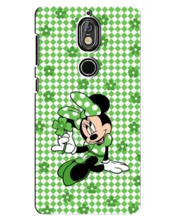 Чехол для Nokia 7 с картинкой «Mickey в клетку»
