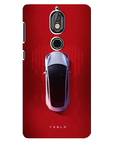 Чехол для Nokia 7 с картинкой «Tesla Top View»