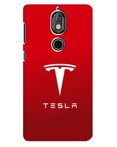 Чехол для Nokia 7 с картинкой «Tesla Red Classic»