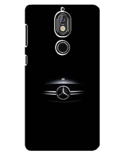 Чохол для Nokia 7 з картинкою «Mercedes — абстрактні лінії»