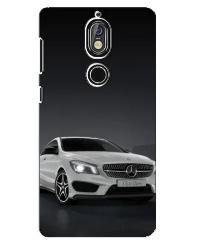 Чохол для Nokia 7 з картинкою «Mercedes AMG GT Silver»